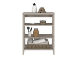 Cabinet 30" H, Four Shelves, Vertical, Light Gray B097133247