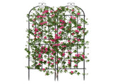 2 Pack 16" x 61" Rustproof Iron Garden Trellis 96760539