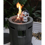 ZUN 32000 BTU, CSA Certification Diameter 20 Inch Round Outdoor Gas Fire Pit,Contain 2.5kg Lava Stone W2734P194101