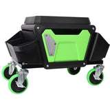 Heavy Duty Mechanic Stool 330lbs Load Capability, Garage Stool Wheels, Rolling Creeper W465P225020