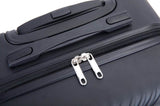 4-piece ABS lightweight suitcase, 14 inch makeup box, aircraft wheels BLACK W284P149254