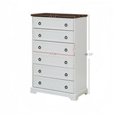 ZUN Modern 6 Drawer Dresser, Dressers for Bedroom, Tall Chest of Drawers Closet Organizers & Storage W2275P149119