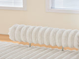 49.6" Wide Upholstered Mini Loveseat with Metal Legs, 2-Seater Small Sofa End of Bed Bench Window W3118P307506