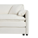 Oversized 41.73" Sofa Chair, Modern Upholstered Armchair with 1 Toss Pillow, Modular Sectional Sofa W3163P269202