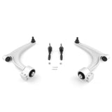 4x Front Suspension Lower Control Arms Tie Rods fit for Chevy Malibu Pontiac G6 Aura 76660505