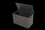 Outdoor Storage Box, 100 Gallon Metal Deck Box Built-in a Oxford Fabric Storage Bag, Lockable & W1859P352905