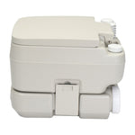 ZUN 10L Portable Removable Flush Toilet with Double Outlet 18275673