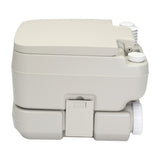 ZUN 10L Portable Removable Flush Toilet with Double Outlet 18275673