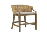 Handcrafted Rattan Counter Stool 25" H B035118576