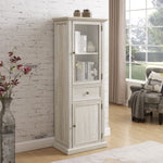 ZUN Tall Storage Cabinet, Freestanding Cabinet Glass Door and Shelves, Sideboard cabinet, Cabinet W2275P206604