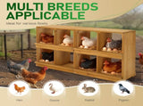 Nesting Boxes for Chickens, Wooden Chicken Nesting Box, Laying Eggs Nest Box for Chickens Hens 90899857
