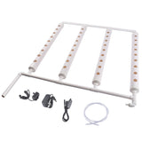 Wall Mounted Hydroponics Growing Planting System Kit, Soilless Cultivation PVC Pipes for Gardening 37839200