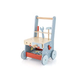 Wooden Baby Walker with Multi-Activity Center 65389002