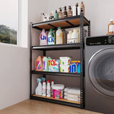 4-layer adjustable shelf spacing, gourd-shaped perforation, rubber mallet with gloves, display rack, 75189929