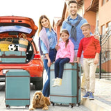 Hardshell Luggage Sets 4 Pieces 20"24"28" Luggages and Cosmetic Case Spinner Suitcase with TSA N732P170218M