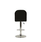 BAR STOOL in Black Faux Leather B089127394