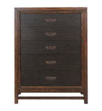 Five-Drawer Chest, No Assembly Required, Two-Tone Finish B108P163826