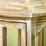 2 packs of 28 "/20" wooden lanterns decorated 96492815