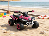 Pink Non-Electric Toddler Ride-On Push Car Foot-to-Floor Sliding Ride Racer ATV Toy with Music & 26467165