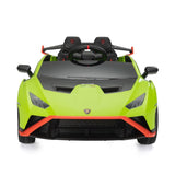 ZUN 12V Battery Powered Ride On Car for Kids, Licensed Lamborghini, Remote Control Toy Vehicle with W2181P143783