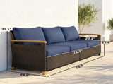 Rattan Wicker Sofa 67239046