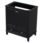 ZUN 30" Bathroom Vanity without Sink, Base Only, Multi-functional Bathroom Cabinet with Doors and N725P186143B