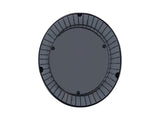 ET901 Modern Contemporary Metal Nested base and Tinted tempered glass top material 21" Height End B009P306195