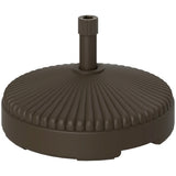 Brown Round Patio Umbrella Base Holder 44069757