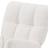 Comfy Upholstered Lounge Chair Rocking Chair with High Backrest, for Nursing Baby, Reading, Napping W876127878