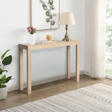 46 inch Pinewood Table, Console Table Entrance Table, Narrow Sofa Table for Living Room 65036131