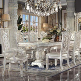 Ivory and Antique Pearl Side Chair with Nailhead Trim B062P209285