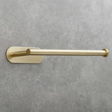 Stainless Steel Towel Holder Adhesive Lengthen Toilet Paper Holder for 2 Roll Papers, Brushed Gold 77105360