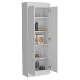 Nepal Pantry Cabinet, Space-Efficient 2-Door Design with Multiple Shelves B200P173199