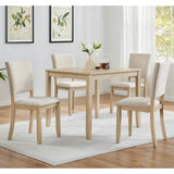 Modern 4 Person Dining Set with 4 Chairs, Dining Set for 4 People, 5-piece Wooden Dining 10534621