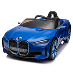 ZUN Licensed BMW I4,12v Kids ride on car 2.4G W/Parents Remote Control,electric car for kids,Three speed W1396104254