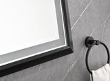 60 x6 Inch LED Bathroom Mirror with Aluminum Frame, Wall Mounted Vanity Mirror, Anti-Fog, Memory, W2287P279095