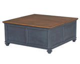 40 inch Lift-Top Coffee Table, No Assembly Required, Corduroy Blue Finish B108P193077