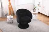 ZUN Swivel Accent Chair Armchair, Round Barrel Chair in Fabric for Living Room Bedroom W1361101781