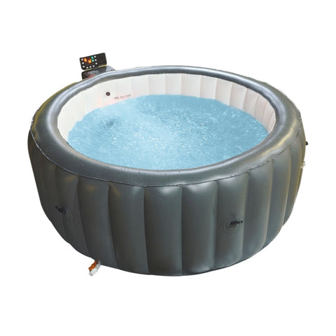 ZUN Inflatable hot tub 70.8"*27.9" portable spa pool outdoor spa for 2-3 people with cover equipped with 53881197