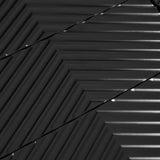 U_STYLE Modern Sideboard with Geometric Line Design, Conical Metal Legs, and Central Drawers for N711P192336B