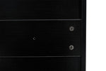 ZUN Shoe Cabinet , Shoe storage shelves, Black 08448154