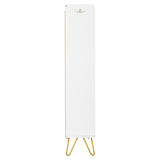 V-shaped carved door panel 2 drawers with top flip drawer shoe cabinet particle board 80*24*120cm 82639477