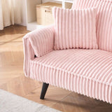 Minimalist style, straight-line corduroy sofa suitable for sitting and lying in the living room and W1658P251971