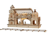 3D Wooden Puzzle Railway station Model Kits To Build Wooden Construction Handmade DIY Craft Unique 59333353