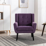 Modern Soft Velvet Material Ergonomics Accent Chair Living Room Chair Bedroom Chair Home Chair With W67639360