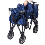 Collapsible Outdoor Wagon Blue 34254163