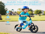 Toddler Balance Bike for 2-5 Years - Adjustable Height, 6.3LBS Lightweight & 11" Foam Tires 84442469