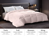 2-Pack Pink Oversized Duvet Inserts. Crafted from comfortable, breathable fabric, these soft and 47387864