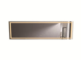 118 x6 Inch LED Bathroom Mirror with Aluminum Frame, Wall Mounted Vanity Mirror, Anti-Fog, Memory, W2287P311608