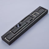 Bathroom Hardware Set Brushed Nickel 4-Pieces Bathroom Towel Rack 24 Inches Adjustable Bathroom W1932133721